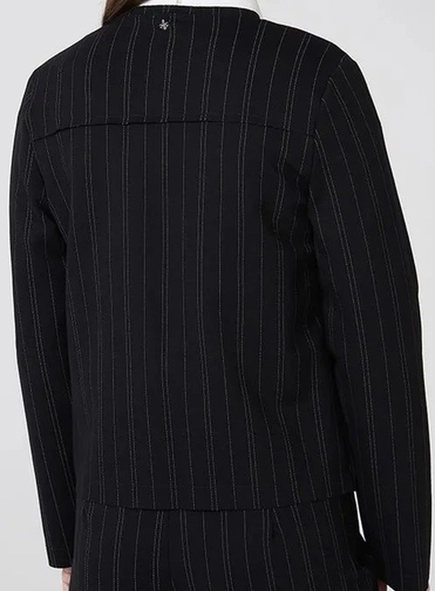 casaqueto dudalina malha risca de giz