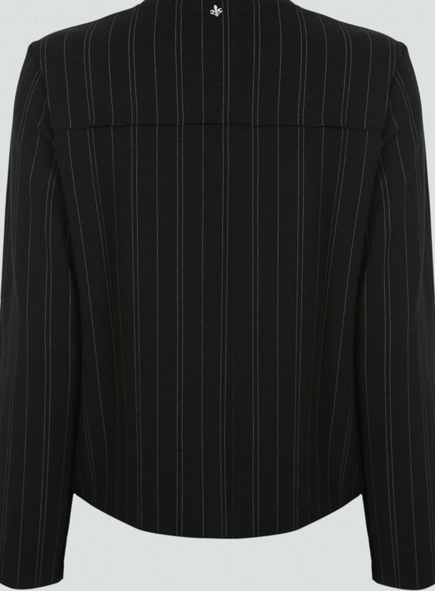 casaqueto dudalina malha risca de giz