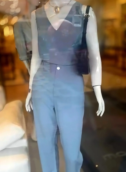 calça reta viscolinho bless borda barroca