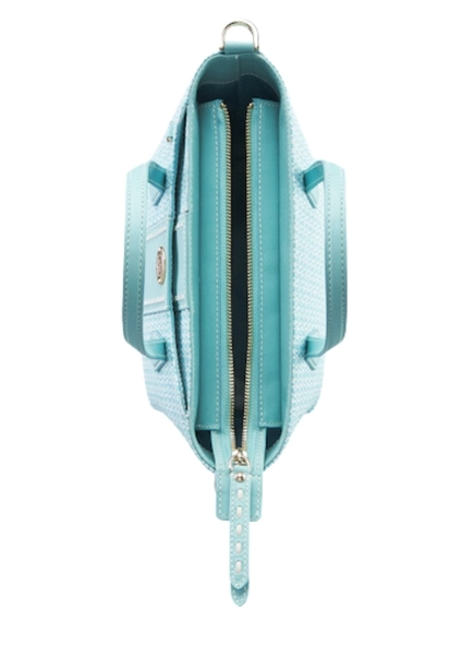 bolsa chelsea blason pocket al mini canvas turquesa aqua sea ice