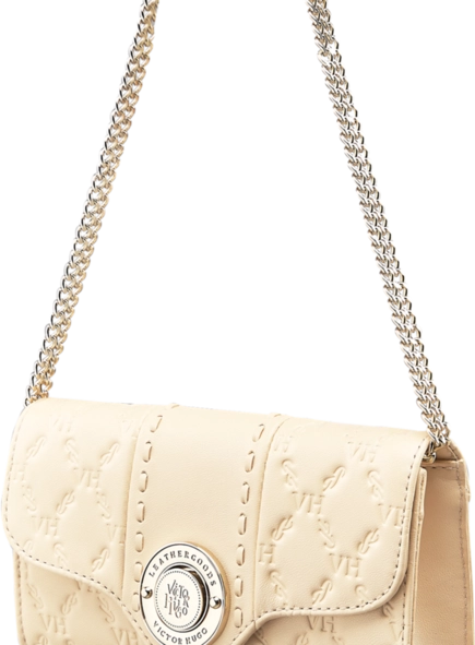 bolsa lock clutch elos vh couro