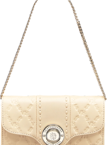 bolsa lock clutch elos vh couro