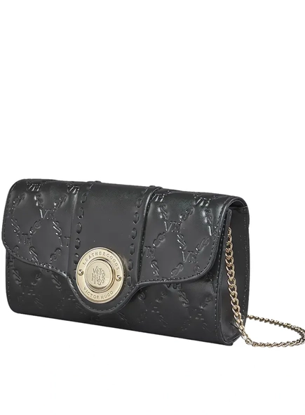 bolsa lock clutch elos vh couro