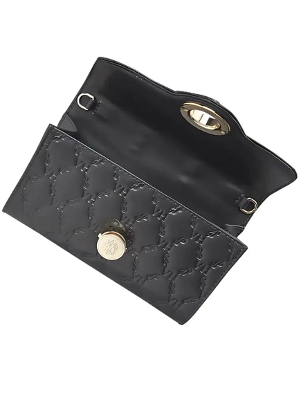 bolsa lock clutch elos vh couro