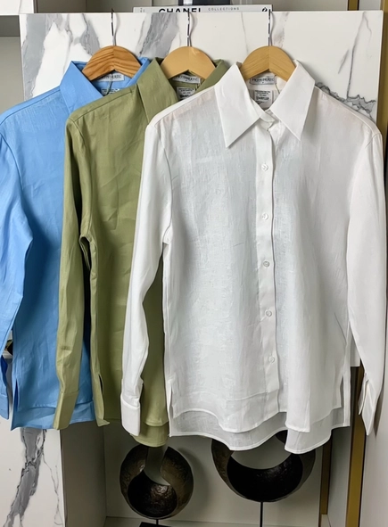 camisa capri linho100%