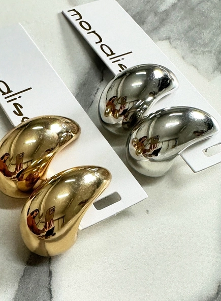 brinco gota maxi curvada