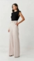 Calça linho alfaiataria wideleg silvia