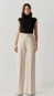 Blusa malha soft gola chic