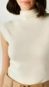 Blusa malha soft gola chic