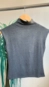 Blusa malha soft gola chic
