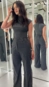 Blusa malha soft gola chic