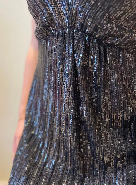 vestido paetê dec v fundo