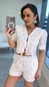 Conj. shorts e camisa laise