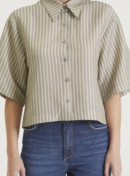 camisa linho forum estampa listrada