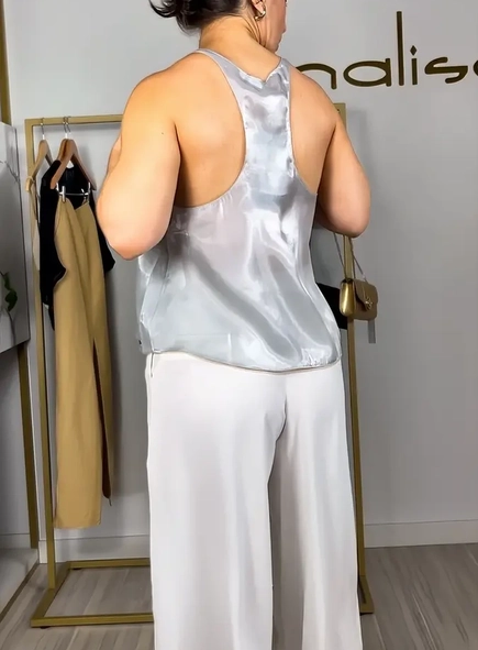 camiseta forum metalizada flint