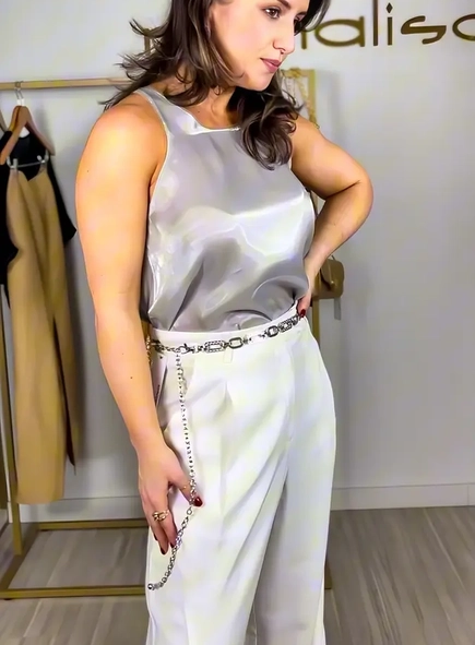 camiseta forum metalizada flint