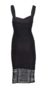 vestido midi forum tule listrado