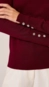 blusa tricot dudalina botão joia
