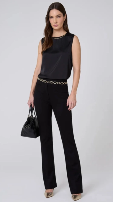 calça dudalina bootcut malha