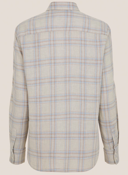 camisa dudalina ml regular xadrez line blend