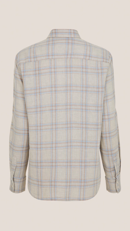 camisa dudalina ml regular xadrez line blend