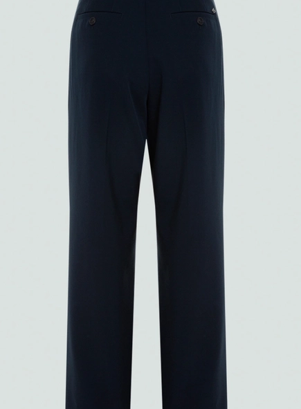 calça reta dudalina alfaiataria chic