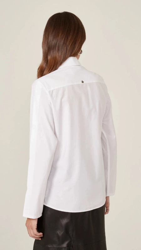 camisa dudalina ml slim pregas botão joia