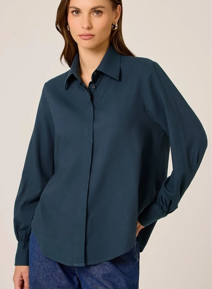 camisa dudalina ml relax liocel