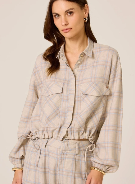 jaqueta dudalina xadrez line blend