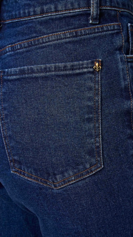 calça jeans dudalina reta