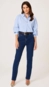 calça jeans dudalina reta