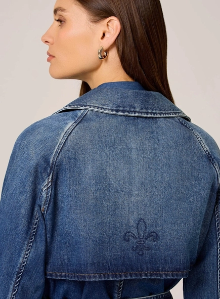 trench coat jeans dudalina