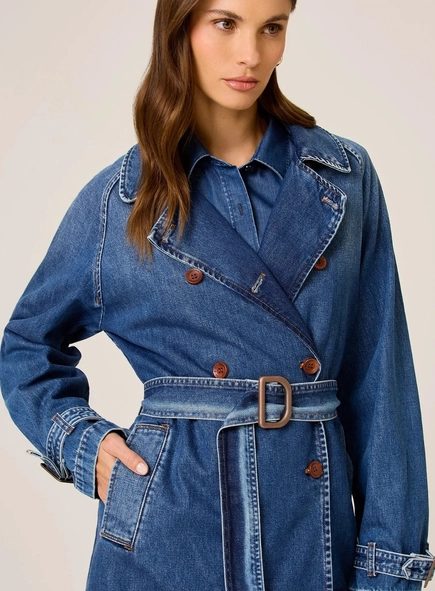 trench coat jeans dudalina