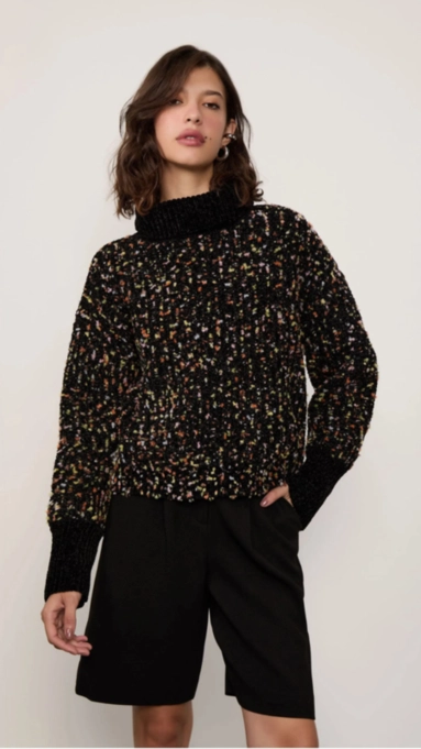 blusa tricot animale jeans color