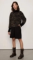 blusa tricot animale jeans color