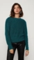 blusa tricot animale jeans lurex pelinho