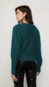 blusa tricot animale jeans lurex pelinho