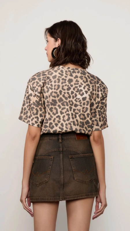 saia jeans box western animale jeans