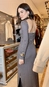 vestido longo animale jeans ml xadrez quadriculado