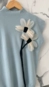 Blusa tricot flower ultrasoft