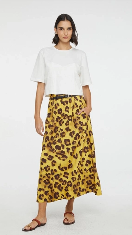 camiseta animale mc malha corselet