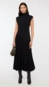 vestido midi animale mc