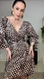 vestido curto animale est pois vitral