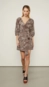 vestido curto animale est pois vitral