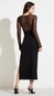 vestido midi ml detalhe tule forum