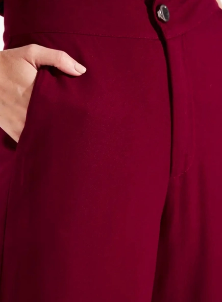 calça reta alfaiataria visco forum