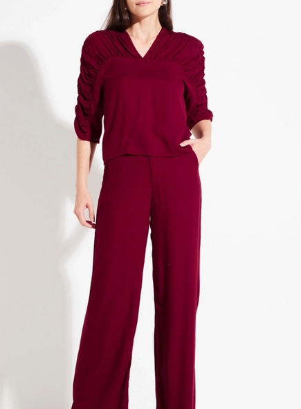 calça reta alfaiataria visco forum