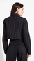 blazer listrado cropped forum