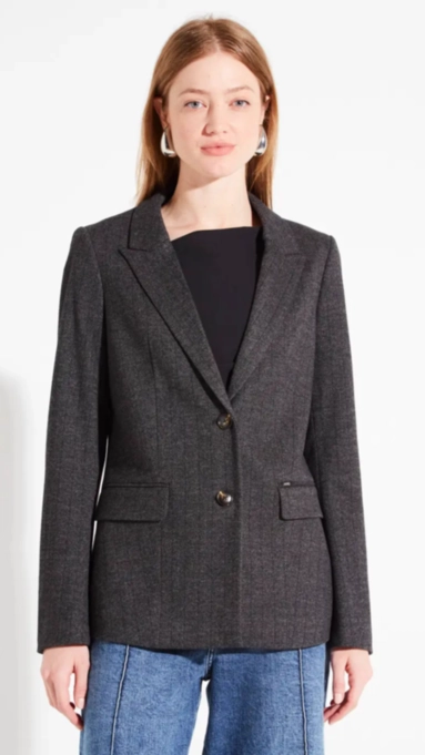blazer alfaiataria risca classic forum