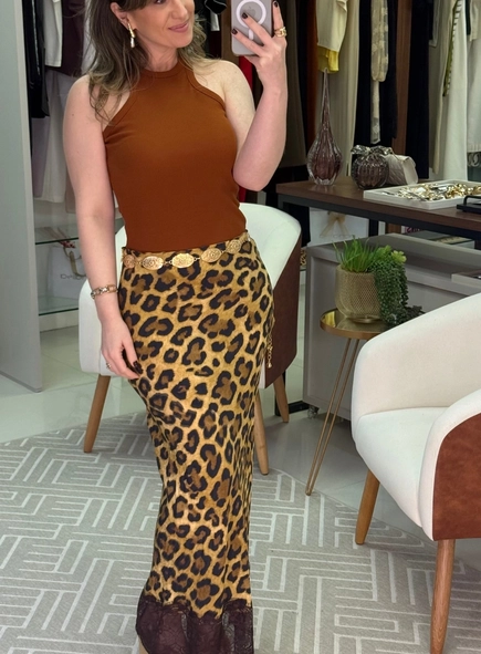 saia midi open jacquard luxury savage